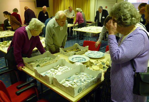 Looking at shards at the last Winter Weekend