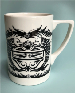 Dolphin pattern mug